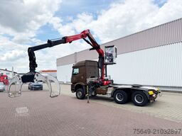 Mercedes-Benz Arocs 3351 LS 6x6 Arocs 3351 LS 6x6, Grounder, MirrorCam, Navi, Krankabine, Kran Epsilon S260Z96