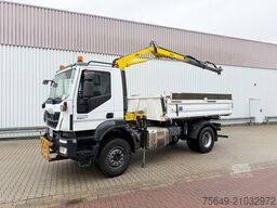 Iveco-Magirus Trakker AD190T36 4x2 Trakker AD190T36 4x2, Kran, Winterdienstausstattung, Hyva HB60X-E2, Funk