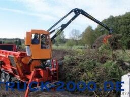 Dücker Holz Schredder DMS500S Kran Kesla+Kabine+Greifer