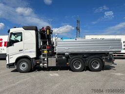 VOLVO FH 500 3-SEITEN KIPPER MIT PALFINGER PK22002EH, RETARDER