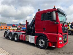 Man TGX 35.480 8x4 Euro 6 Hiab 28 Tonmeter laadkraan