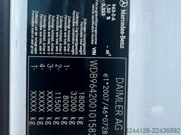 MERCEDES-BENZ Arocs 1835K/Meiller+Kran-PalfingerPK12501/Funk/