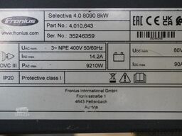 FRONIUS Selectiva 4.0 80V/90A 8kw EUW