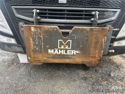 Volvo FH540 plow rigged 6x4 tipper truck w/ planer blade
