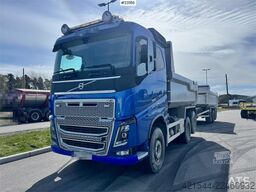Volvo FH750 6x4 tipper truck with Maur tri-axle trailer