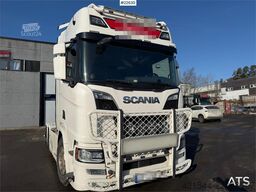 Scania R580 6x4 tractor unit w/ hydraulics