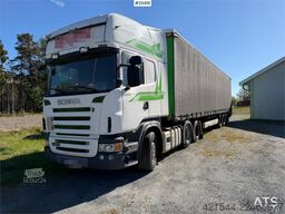 Scania R480 6x2 truck with a 3-axle Krone Profi Liner Nor