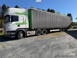 Scania R480 6x2 truck with a 3-axle Krone Profi Liner Nor