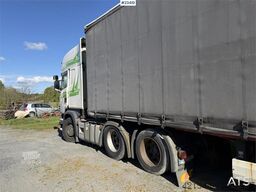 Scania R480 6x2 truck with a 3-axle Krone Profi Liner Nor