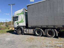 Scania R480 6x2 truck with a 3-axle Krone Profi Liner Nor