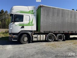 Scania R480 6x2 truck with a 3-axle Krone Profi Liner Nor
