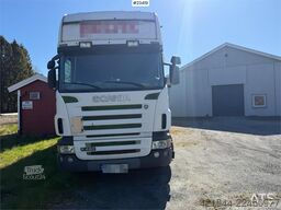 Scania R480 6x2 truck with a 3-axle Krone Profi Liner Nor