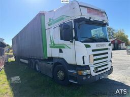 Scania R480 6x2 truck with a 3-axle Krone Profi Liner Nor