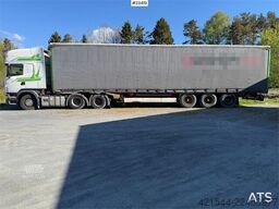 Scania R480 6x2 truck with a 3-axle Krone Profi Liner Nor