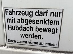 Krone Jumbo 7,82m 3m hoch Hubdach + Edscha