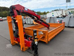  Abrollcontainer mit HMF Kran 835 Funk