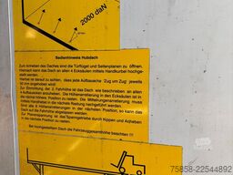 Wecon Jumbo XXL Innen 3090 mm Hubdach Verzinkt