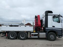 MERCEDES-BENZ 2651 L Arocs HAD 6x6,HMF 3220,Funk,AHK,Container