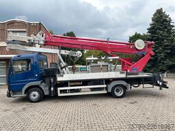 MERCEDES-BENZ 815 Dachdeckerkran Böcker 32 Meter + Seilwinde