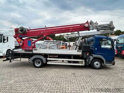 MERCEDES-BENZ 815 Dachdeckerkran Böcker 32 Meter + Seilwinde