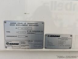KRONE DRYBOX KOFFER WK 7.3 STG MEHRERE EINHEITEN VERFüGBAR 7,45 METER GESAMTLäNGE