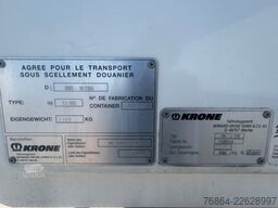 KRONE DRYBOX KOFFER WK 7.3 STG MEHRERE EINHEITEN VERFüGBAR 7,45 METER GESAMTLäNGE