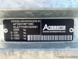 Anssems Plateau Trailer PLT 2 PRO 2000