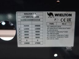 Wielton 3 Asser. Gesloten met Dhollandia klep 2500 kg L...