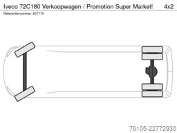 Iveco 72C180 Verkoopwagen / Promotion Super Market!
