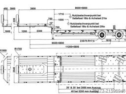 MAX Trailer 2-Achs-Tele-Semi Sattelauflieger