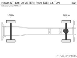 Nissan NT 400 | 20 METER | P200 TXE | 3.5 TON