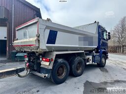 Scania R730 6x4 tipper truck with 2010 Maur triple traile