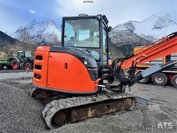 Hitachi ZX65USB-5A crawler excavator – Rototilt – 3 bucket