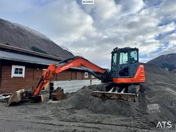 Hitachi ZX65USB-5A crawler excavator – Rototilt – 3 bucket