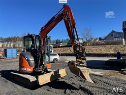 Hitachi ZX38U-6 Mini Excavator – Rototilt – 3 Buckets – Hy