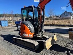 Hitachi ZX38U-6 Mini Excavator – Rototilt – 3 Buckets – Hy