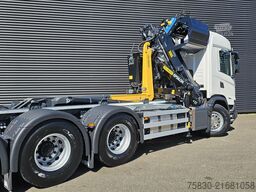 Scania G460 XT 8x4/4 / PALFINGER EPSILON + CONTAINER S...