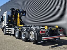 Scania G460 XT 8x4/4 / PALFINGER EPSILON + CONTAINER S...