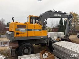 Åkerman EW130 wheel digger w/ a bucket. WATCH VIDEO