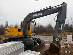Åkerman EW130 wheel digger w/ a bucket. WATCH VIDEO