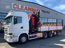 Scania R 490 8x4 Euro 6 Retarder HMF 60 Tonmeter laadk...