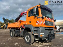 MAN TGA 18.350/HMF Kran/3-S. Meiller Kipper/4x4