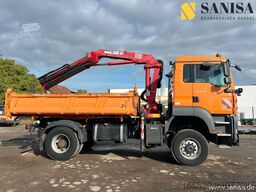 MAN TGA 18.350/HMF Kran/3-S. Meiller Kipper/4x4