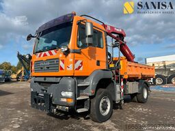 MAN TGA 18.350/HMF Kran/3-S. Meiller Kipper/4x4