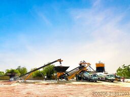 FABO mobile concrete mixing plants 100 m³/h Mobile Concrete Mixing Plant
