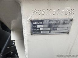 DAF CF 85.340 3 ass bulkwagen Welgro compressor