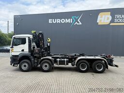 MAN TGS 35.520  TGS 35.520 8x4  Abrollkipper + Kran...