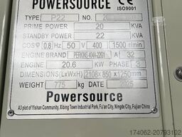 Perkins 404D-22G - 22 kVA Generator - DPX-19801