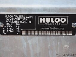 Hulco Terrax-2 3500kg 2 Axel Trailer, 2.770 kg Capacity,