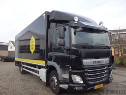 DAF CF 300 ALUMINIUM PLANKENBAK,2500KG DHOLLANDIA KLEP